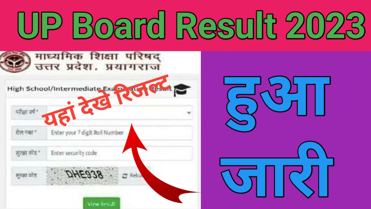 UP Board 10th, 12th Result 2023 Live